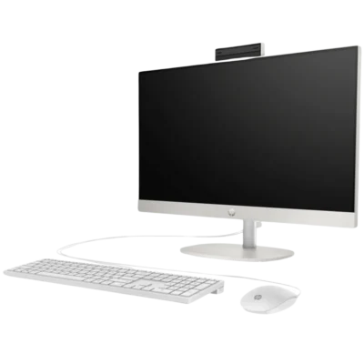 HP All In One 24" 13th gen Core i7 8gb 512ssd non touch white color